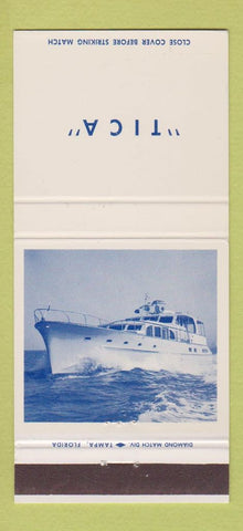 Matchbook Cover - Tica Boat Yacht  30 Strike
