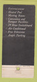 Matchbook Cover - Summit Motel Chicago IL WORN 30 Strike
