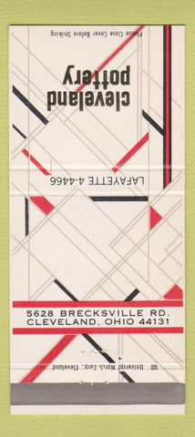 Matchbook Cover - Cleveland Pottery OH 30 Strike