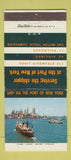 Matchbook Cover - Port of New York NYC WEAR 30 Strike