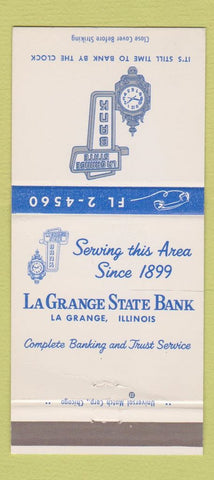 Matchbook Cover - La Grange State Bank IL 30 Strike