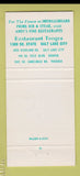 Matchbook Cover - Andy's Teogra Denver Salt Lake City Phoenix 30 Strike