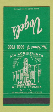 Matchbook Cover - Vogel's Whiting IN 30 Strike