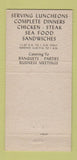 Matchbook Cover - Vince's Restaurant Calumet City IL 30 Strike