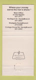 Matchbook Cover - Home Savings and Loan Madison WI 30 Strike