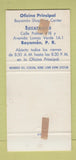 Matchbook Cover - Bayamon Federal Savings and Loan Puerto Rico 30 Strike