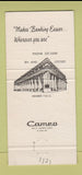 Matchbook Cover - Mercantile Trust Company Christmas St Louis? MO 30 Strike