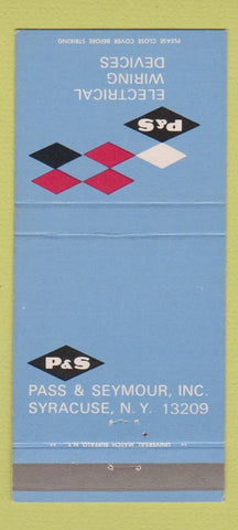 Matchbook Cover - P&S Electrical Wiring Syracuse NY 30 Strike