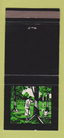 Matchbook Cover - EP Lambert Rubber Latex Chemical Akron OH 30 Strike