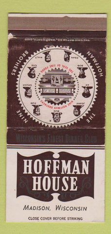 Matchbook Cover - Hoffman House Madison WI WEAR 30 Strike