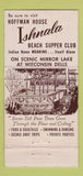 Matchbook Cover - Hoffman House Madison WI WEAR 30 Strike
