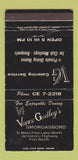 Matchbook Cover - Vance Godbey's Smorgasbord Fort Worth TX WORN 30 Strike