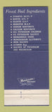 Matchbook Cover - Animal Health Division IMC Chemical Feed 30 Strike