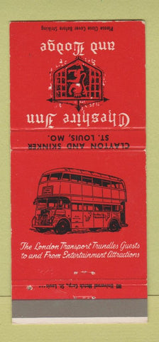 Matchbook Cover - Cheshire Inn Lodge St Louis MO 30 Strike