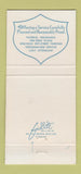 Matchbook Cover - Fouche's Hudson Funeral Home Oakland CA WEAR BLUE 30 Strike