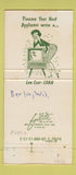 Matchbook Cover - 1st National Bank Berlin WI 30 Strike