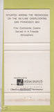 Matchbook Cover - Skywood Chateau Woodside CA 30 Strike