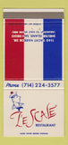 Matchbook Cover - Le Scale Restaurant Shelter Island San Diego CA 30 Strike