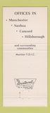 Matchbook Cover - Bank of New Hampshire Manchester Nashua NH 30 Strike