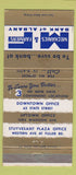 Matchbook Cover - Mechanics and Farmers Bank of Albany NY WEAR 30 Strike