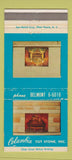 Matchbook Cover - Columbia Cut Stone Columbia Station OH WORN 30 Strike