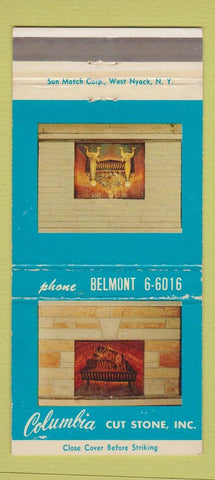 Matchbook Cover - Columbia Cut Stone Columbia Station OH WORN 30 Strike