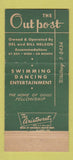 Matchbook Cover - the Outpost Scottsdale AZ 30 Strike