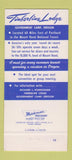 Matchbook Cover - Timberline Lodge Government Camp OR 30 Strike