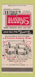 Matchbook Cover - Citizens State Bank and Trust Hiawatha KS 30 Strike