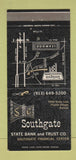 Matchbook Cover - Southgate State Bank and Trust Prairie Village KS 30 Strike