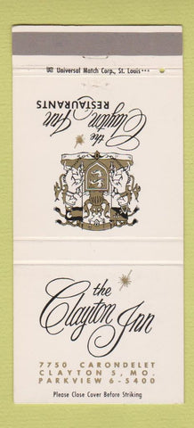 Matchbook Cover - Clayton Inn MO 30 Strike