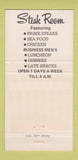 Matchbook Cover - Beef N Brandy Chicago IL 30 Strike