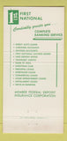 Matchbook Cover - 1st National Bank Scotia NY 30 Strike