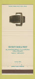 Matchbook Cover - Security Bank Trust Alamogordo Holloman Tularosa NM 30 Strike