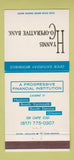 Matchbook Cover - Hyannis COOP Bank South Yarmouth Orleans MA 30 Strike