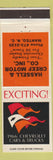 Matchbook Cover - 1966 Chevrolet Hassell & Creef Manteo NC