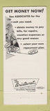 Matchbook Cover - Associates Finance Wichita KS 30 Strike