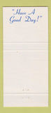 Matchbook Cover - 1st National Bank Post TX 30 Strike