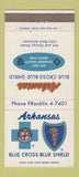 Matchbook Cover - Arkansas Blue Cross Blue Shield Little Rock AR 30 Strike