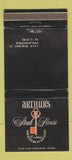 Matchbook Cover - Arthur's Steak House Philadelphia PA WEAR 30 Strike