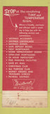 Matchbook Cover - 1st Federal Savings East Liverpool OH 30 Strike