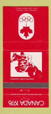 Matchbook Cover - 1976 Olympics Equestrian Sports  30 Strike