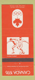 Matchbook Cover - 1976 Canada Olympics Football Soccer ORANGE 30 Strike