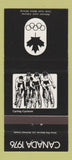 Matchbook Cover - 1976 Canada Olympics Cycling BLACK 30 Strike