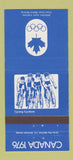 Matchbook Cover - 1976 Canada Olympics Cycling BLUE 30 Strike