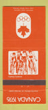 Matchbook Cover - 1976 Canada Olympics Cycling ORANGE 30 Strike