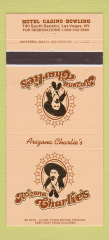 Matchbook Cover - Arizona Charlie's Hotel Casino Bowling Las Vegas NV 30 Strike
