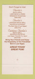 Matchbook Cover - Arizona Charlie's Hotel Casino Bowling Las Vegas NV 30 Strike