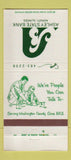 Matchbook Cover - Ashley State Bank IL 30 Strike