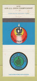 Matchbook Cover - Atlanta Athletic Club 1981 PGA Golf GA WEAR 30 Strike